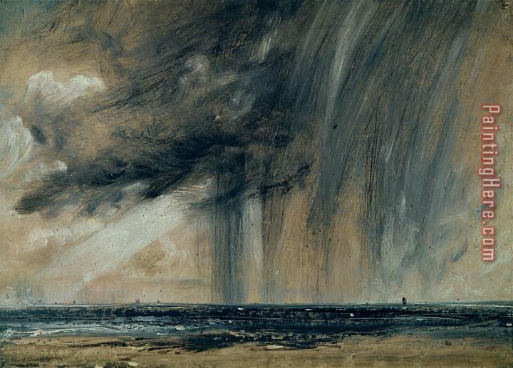 John Constable Rainstorm over the Sea